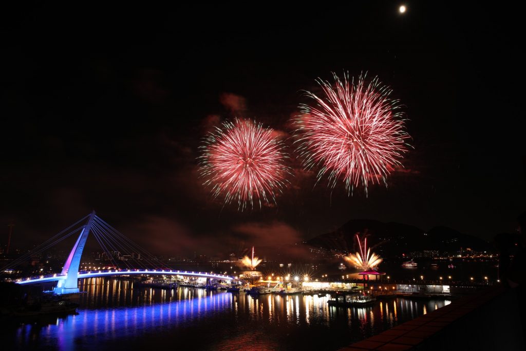 2023仲夏繽紛樂活動8月煙火秀實景。(圖/新北市政府提供)