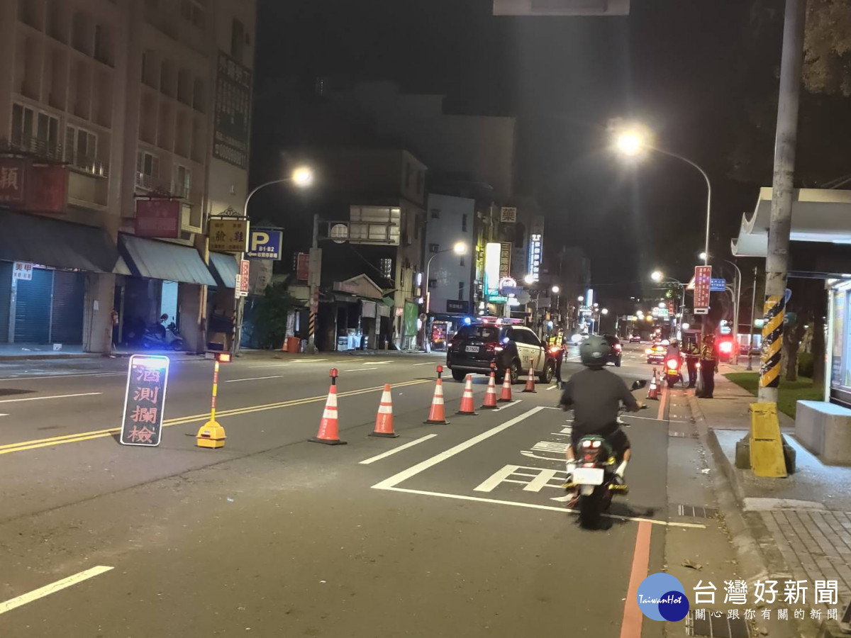 警方執行取締酒駕勤務。<br /><br />