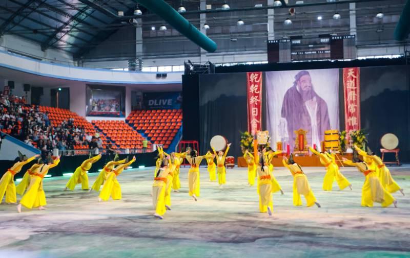 新北「多元藝術祭孔大典」 結合古禮及聲、光、舞、影的盛宴