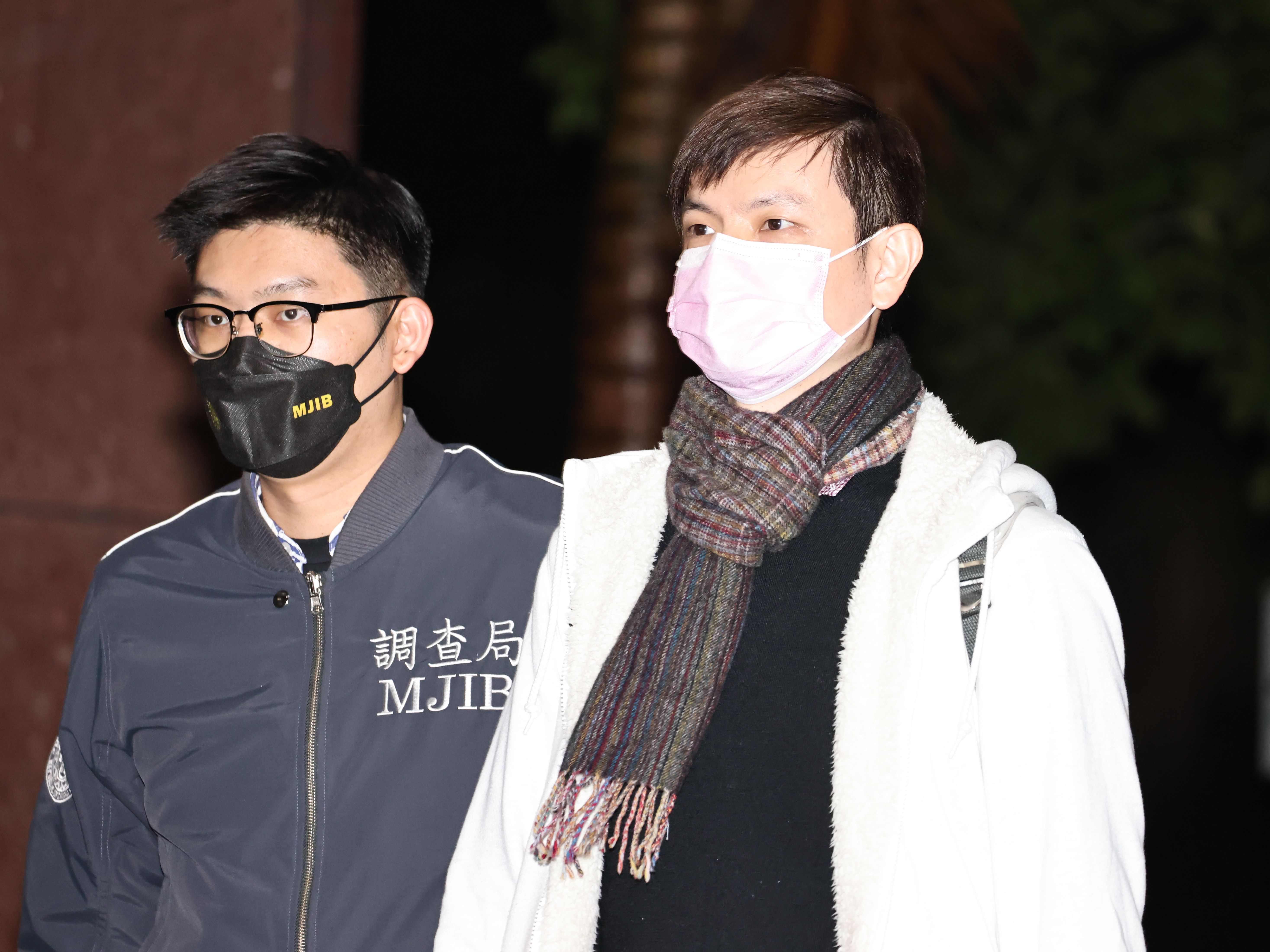 高虹安男友李忠庭(右)11日發5點聲明回應有關干政及豪宅爭議。資料照片/林啟弘攝