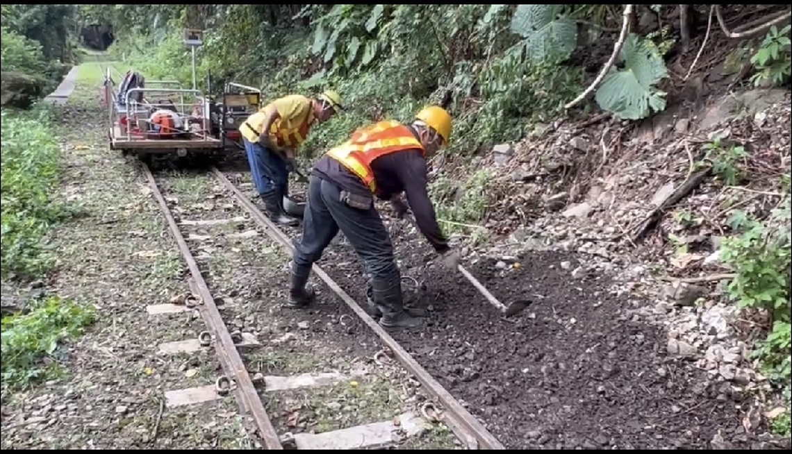 阿里山林業鐵路本線9月12日持續停駛