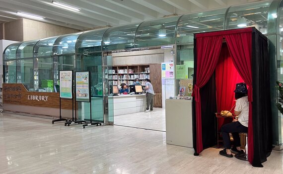 復古電話亭現身中市圖 訴說新二代成長故事