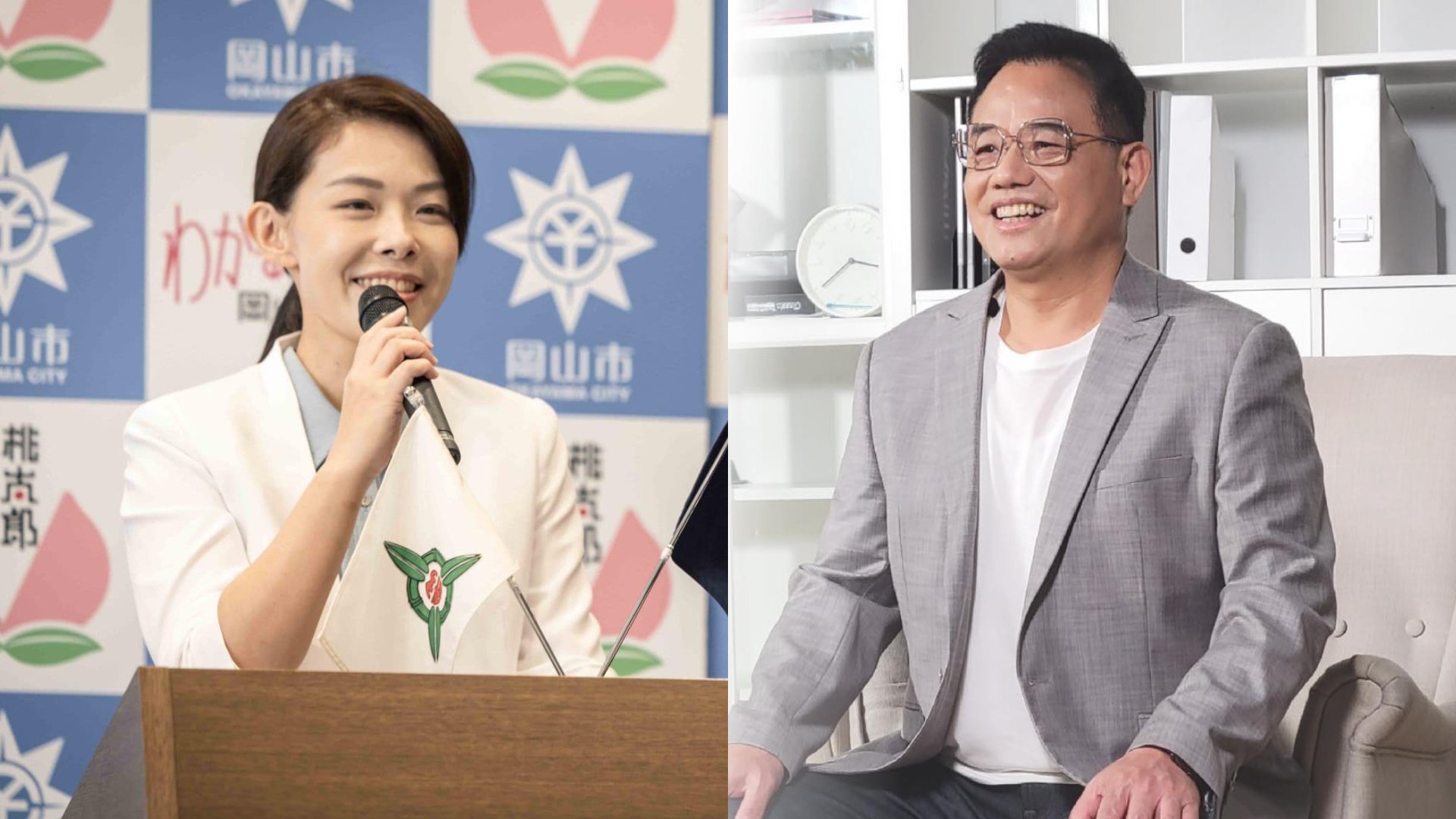 高虹安(左)爭議連環爆,林耕仁(右)在狠酸機率不大,但都是剛好而已。翻攝兩人臉書