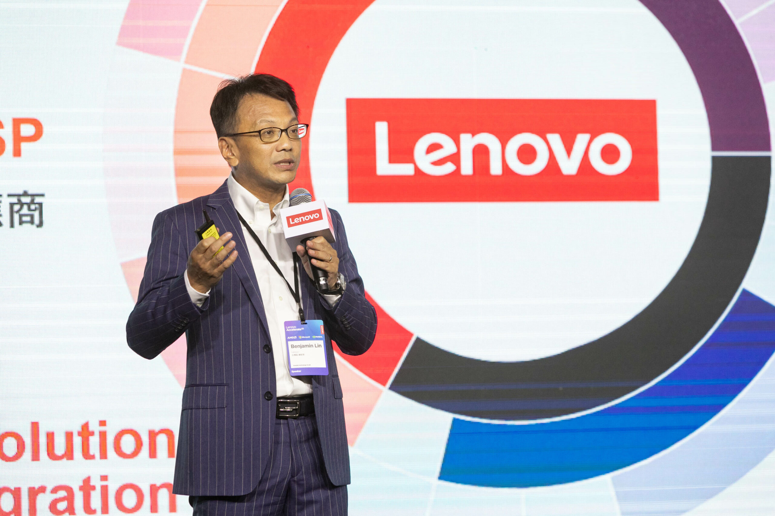 【新聞照片2】Lenovo邀請70家跨領域夥伴共同討論科技創新,並致力於打造全方位解決方案,助力台灣企業邁向數位轉型。圖為Lenovo-Taiwan總經理林祺斌。-1