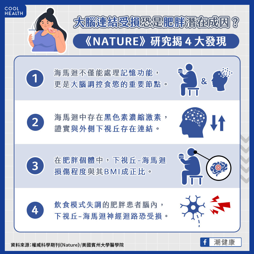 肥胖者「管不住嘴」真實原因? 權威期刊《NATURE》研究揭4大發現 肥胖者「管不住嘴」真實原因? 權威期刊《NATURE》研究揭4大發現