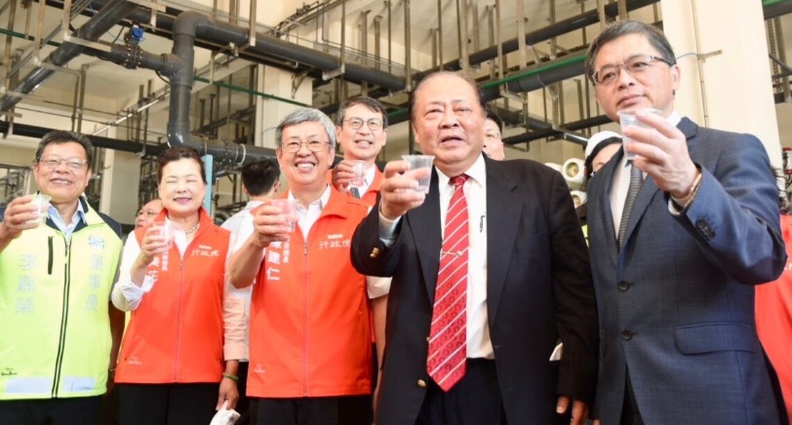 行政院長陳建仁蒞澎視察海淡廠 感謝自來水公司穩定供水維護民生需求