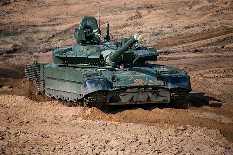 T-80BVM主戰坦克。 圖/www.mil.ru - © GNU 署名相同方式共享許可證