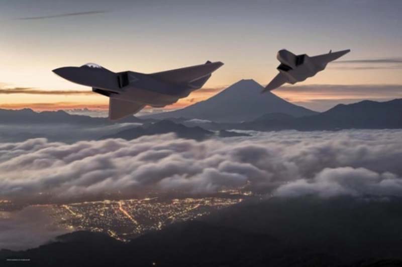 英國、義大利和日本聯合研發的下一代戰機的概念圖。圖/取自日本防衛省網站