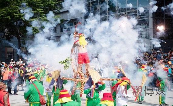 全國古蹟日譜出嘉鄉技藝 城隍廟夜巡打頭陣