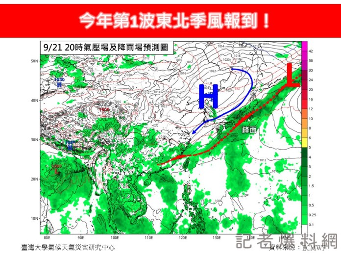 今清晨低溫掉1字頭 氣象粉專分析「入秋首波東北季風」將報到 67 | 生活 生活 記者爆料網