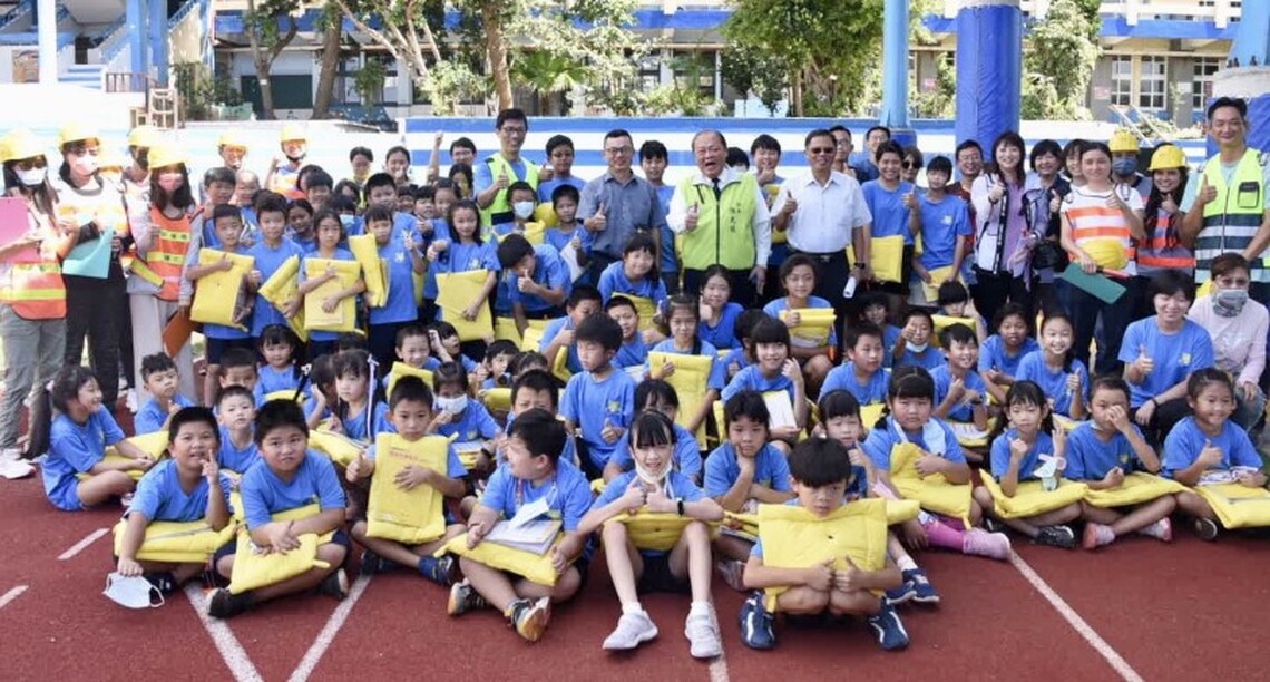 國家防災日系列活動啟動 陳光復視察龍門國小防災示範觀摩演練