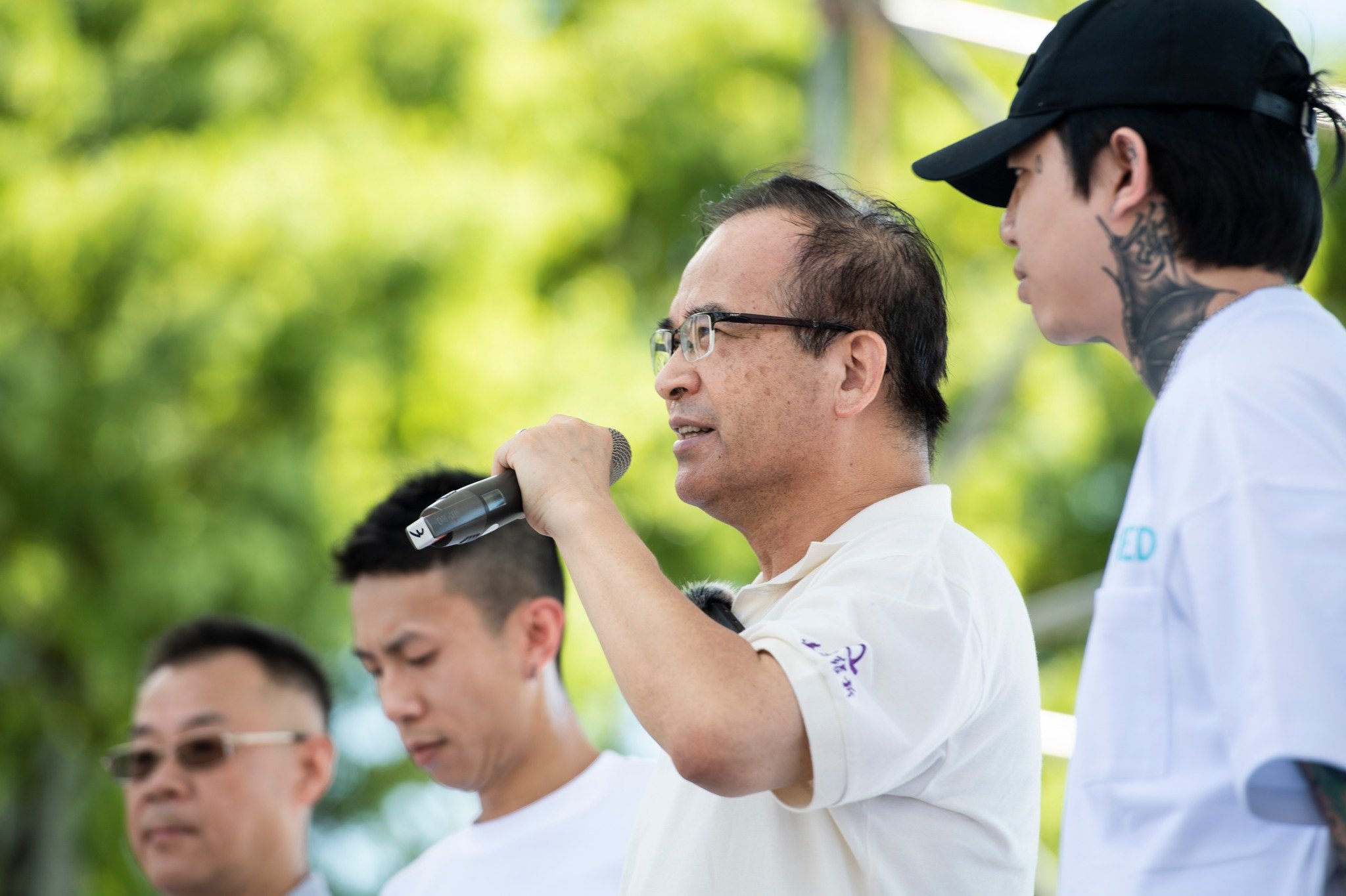 台灣維新召集人蘇煥智(右2)。翻攝蘇煥智臉書
