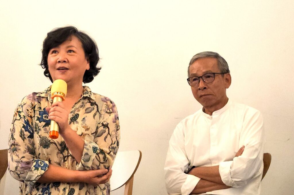 「國民媽媽」王琄分享她飾演主角第二任妻子，身分除了是後母還是阿嬤，面對陳雨宣飾演的時髦兒媳、青蛙飾演的嘻哈金孫，處境相當尷尬。（圖/陳惠玲攝影）
