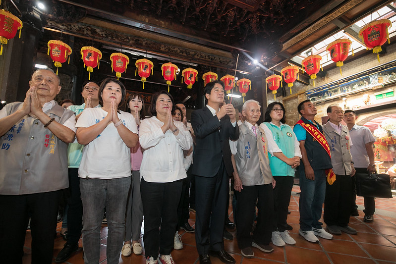 副總統出席「嘉義城隍廟城隍夜巡諸羅城遶境活動」