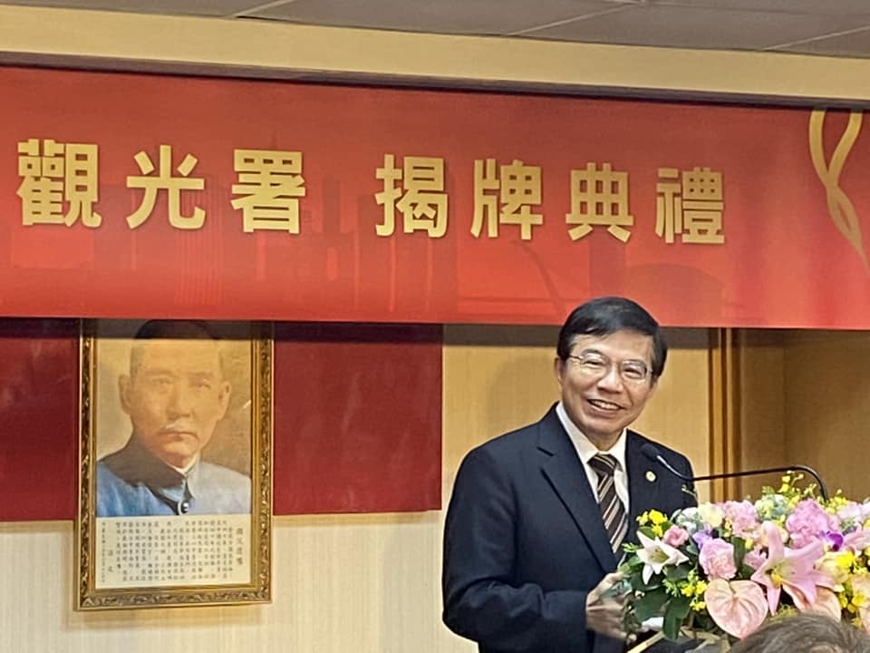 交通部王國材部長致詞(記者黃楸玲/攝影)