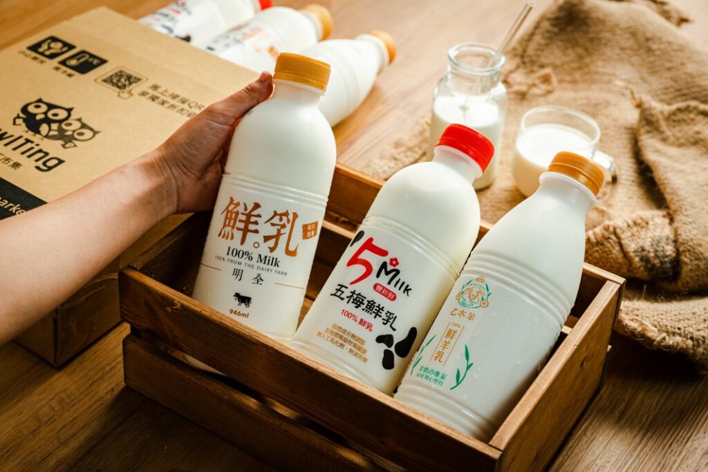 奧丁丁市集推廣小農鮮奶多年,合作逾16家牧場,今公布夏季熱銷TOP5小農鮮奶