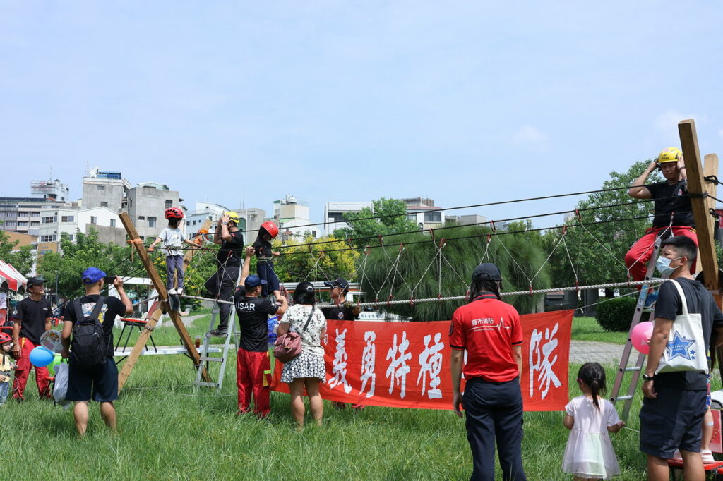 現場各項防災活動豐富