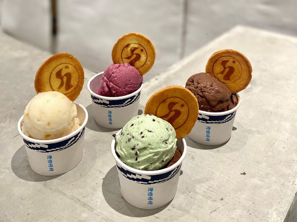 圖說：hiwalk gelato分為Gelato跟Sorbet兩大系列，多種口味提供消費者多元選擇，濃郁或清爽都品嘗得到！