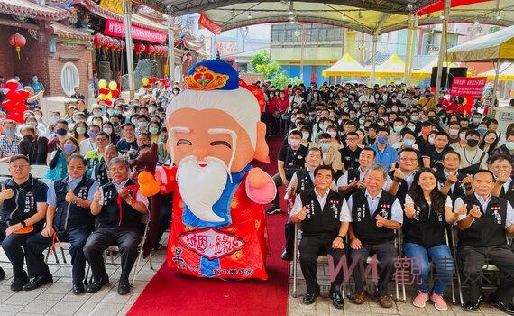 台中樂成宮未婚聯誼 月老慶生締佳緣