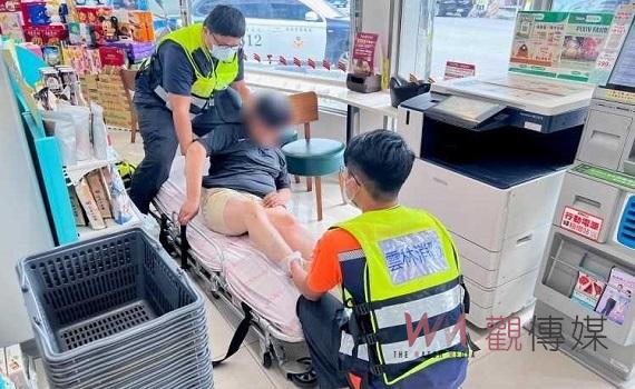 男子中風倒地危急 元長警與死神搶命
