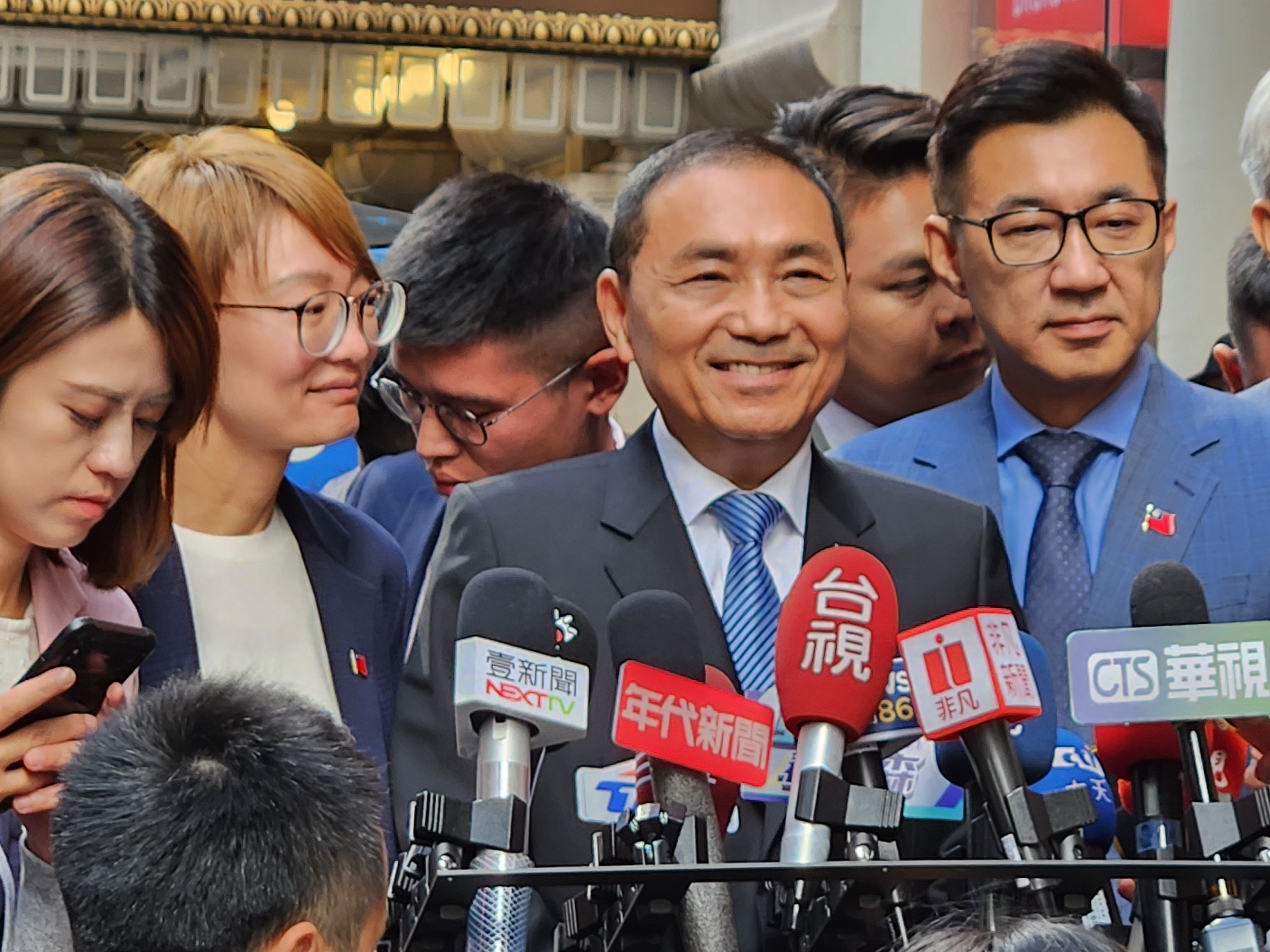 侯友宜強調台灣要強化國防自主,才能維護區域穩定。陳明旺攝