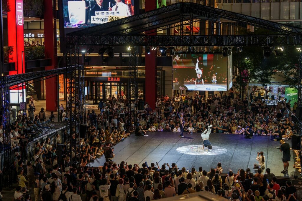 2023 Taipei Bboy City「安麗盃世界霹靂舞大賽」競賽畫面