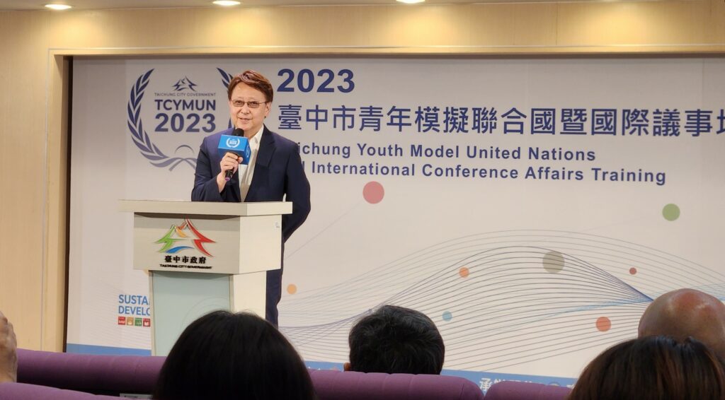 國際新聞的媒體人李四端先生擔任代言人及講師,將自身實戰經驗教授給與會學員。(圖/陳惠玲攝影)