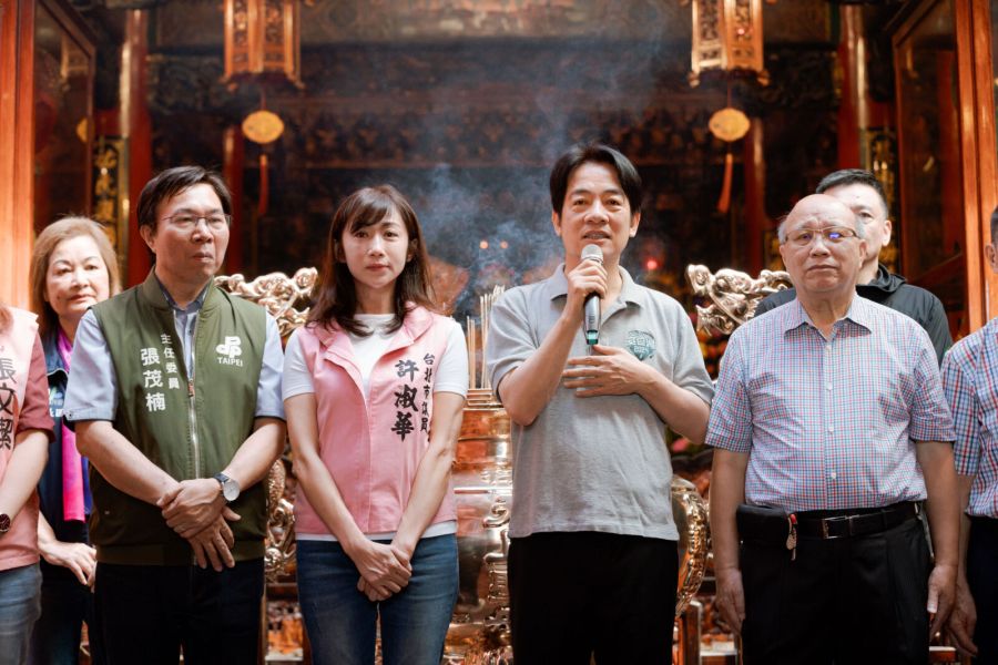 溫情輔選 賴清德：許淑華半工半讀求學打拚「她沒有放棄」 215