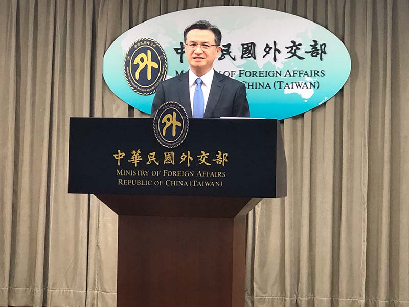 外交部發言人劉永健。圖/張英傑攝