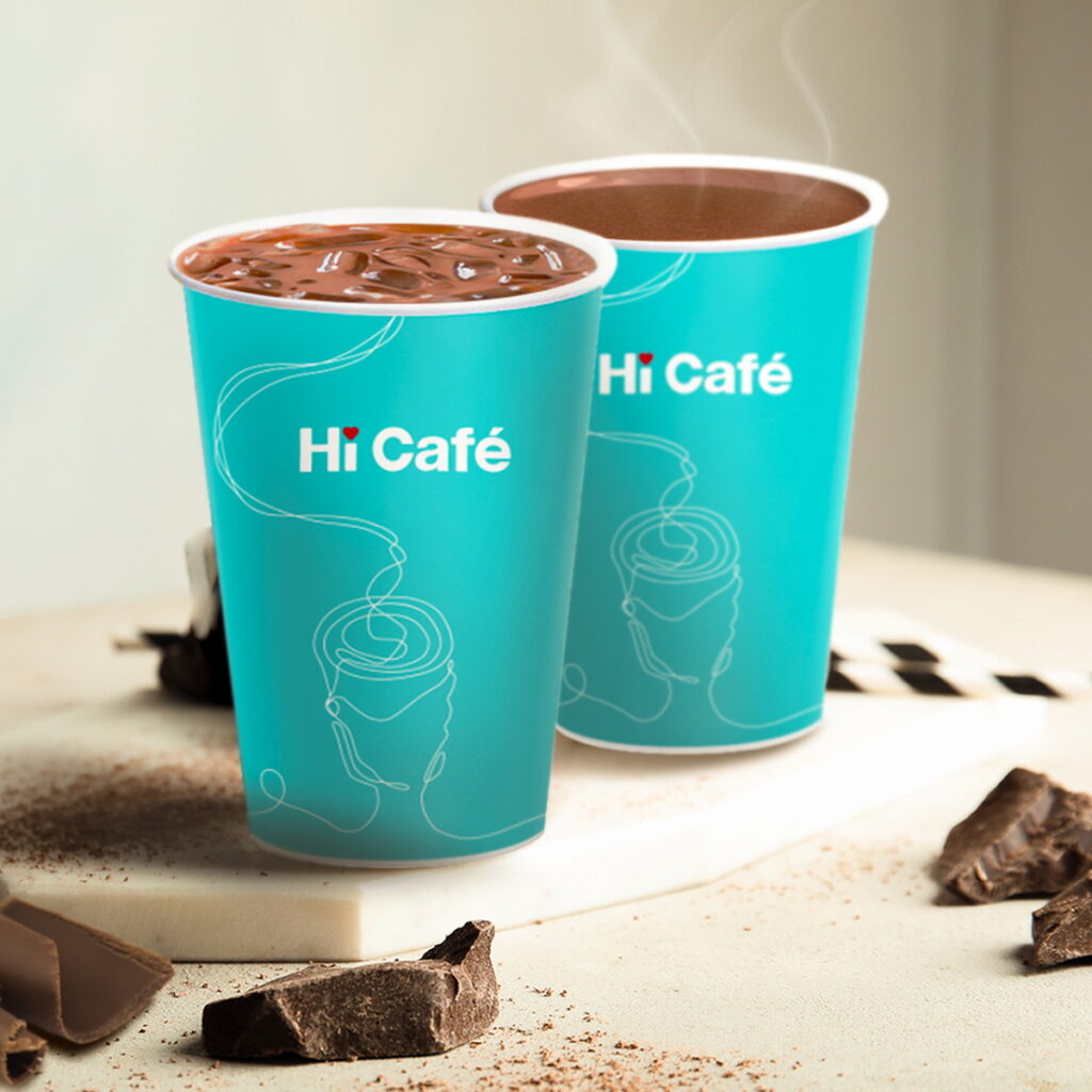 萊爾富9月20日至10月17日推出新上市的Hi Café大杯冰熱巧克力歐蕾,單杯售價50元,活動期間享單杯新品嚐鮮價只要39元