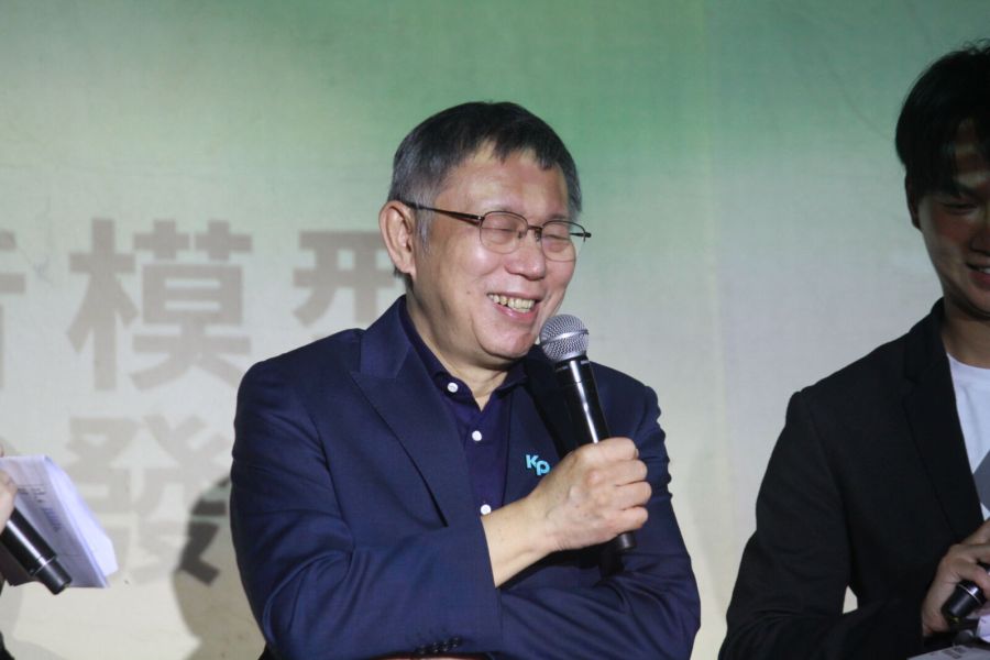 北流餐廳公布AI競選歌曲被拒絕 柯文哲看得開:不行就不行 232 民眾黨總統參選人柯文哲。(方炳超攝)