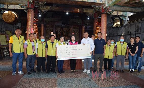 影/200年老廟乾元宮急需修護 北港武德宮捐百萬助友廟