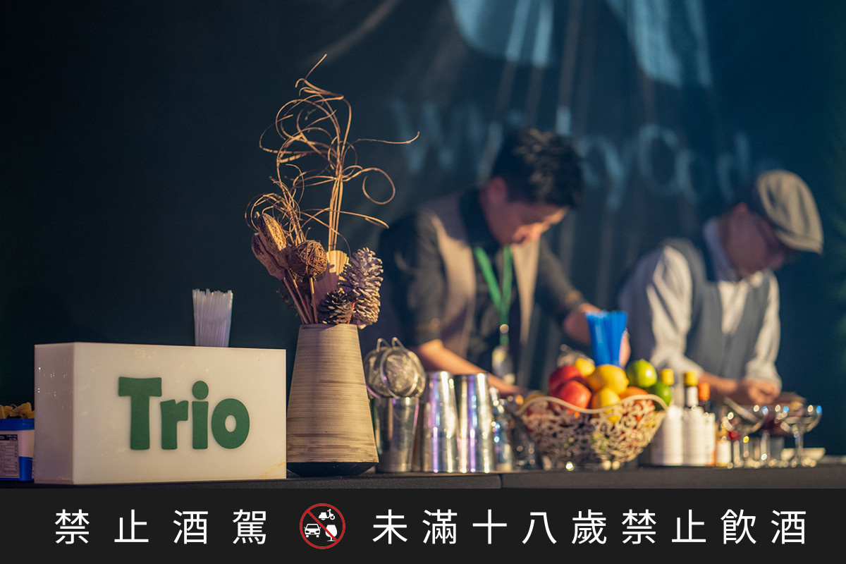 台灣調酒教父王靈安老師及Trio調酒專業團隊,精心打造主題專屬調酒。