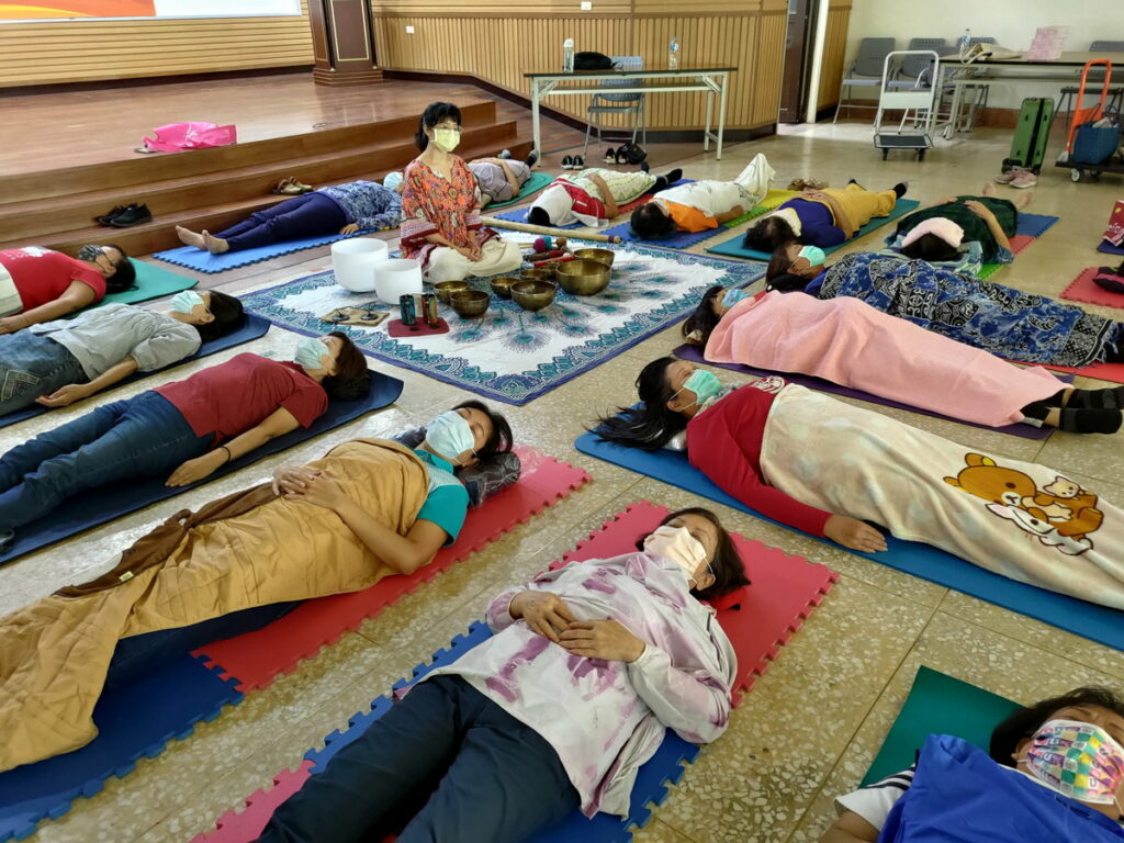 5邀請音樂療法老師強化志工心理健康層面,得以高EQ快樂服務民眾。