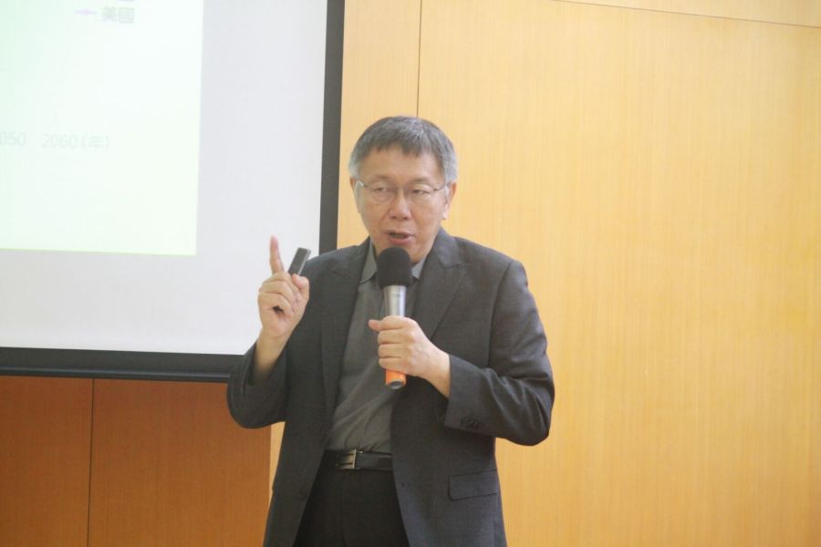 民眾黨總統參選人柯文哲。（方炳超攝）