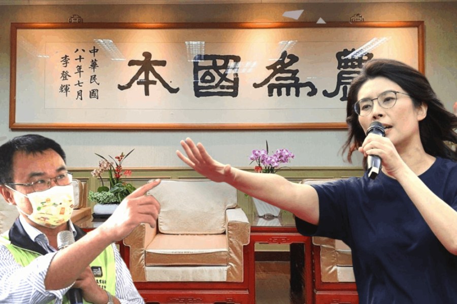 進口蛋製液蛋產地標台灣 鄭麗文轟農業部教唆 不會陳吉仲下台就沒事 192 照片來源:合成自陳吉仲及鄭麗文臉書照片