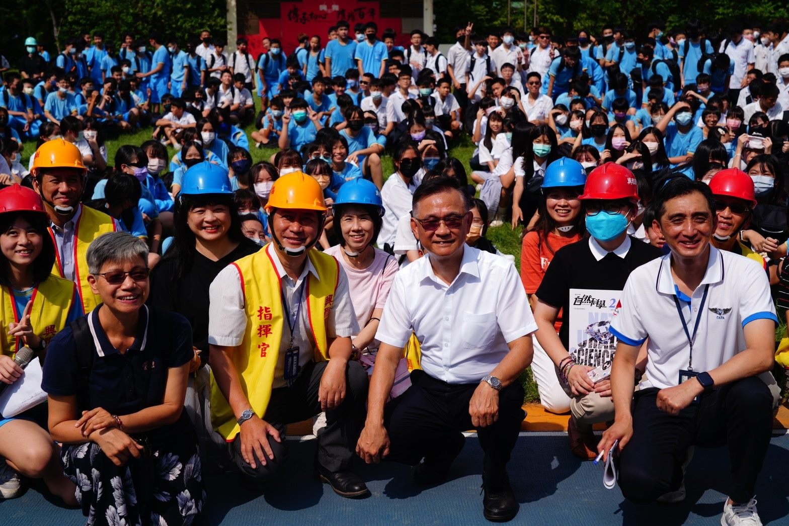 國家防災日警報響起 北市學校進行複合式地震疏散演練
