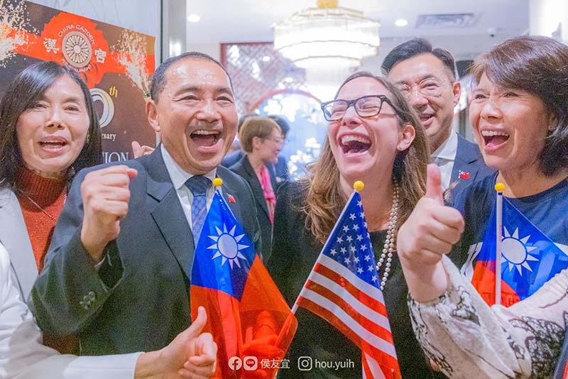 侯友宜結束八天的訪美行程，他特別感謝AIT主席羅森柏格犧牲猶太假期陪了他兩天，一起感受僑胞熱情，更強化台美雙邊發展。圖／引自侯友宜臉書