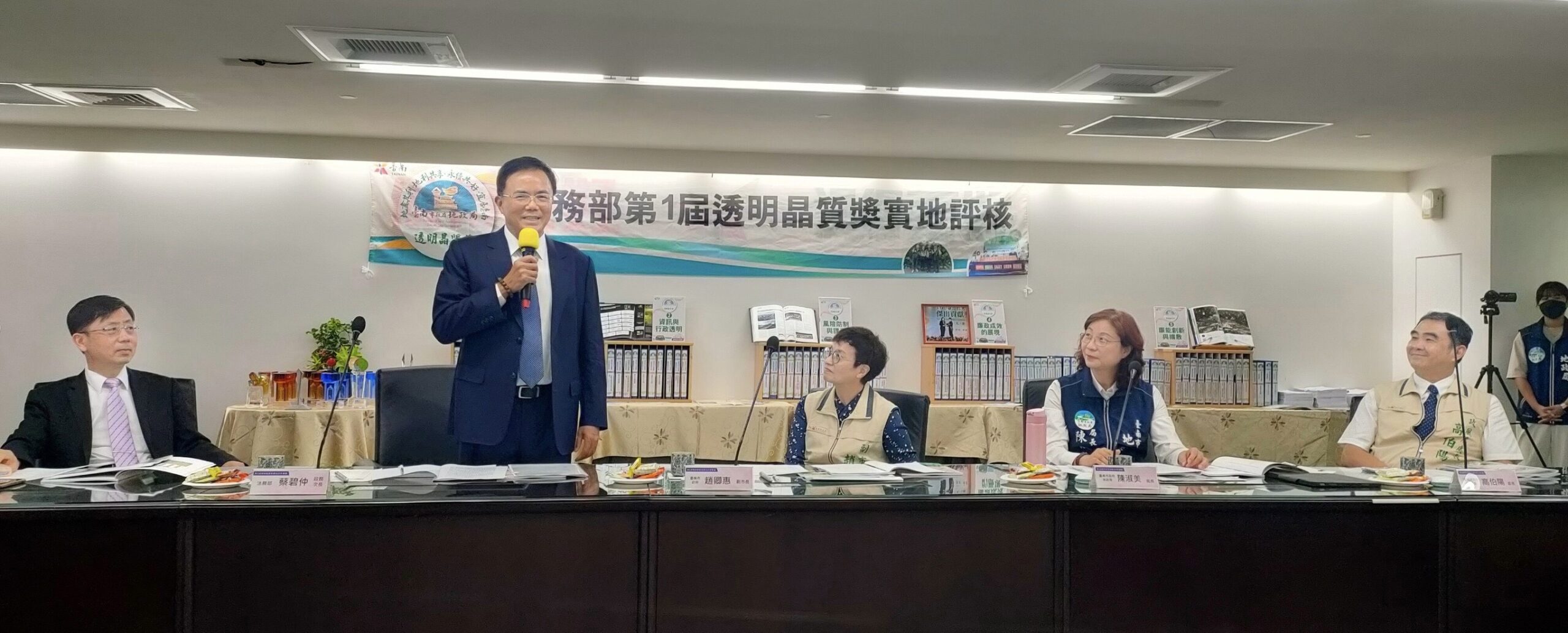 臺南廉政治理傳捷報 透明晶質獎雙獎肯定全國第一