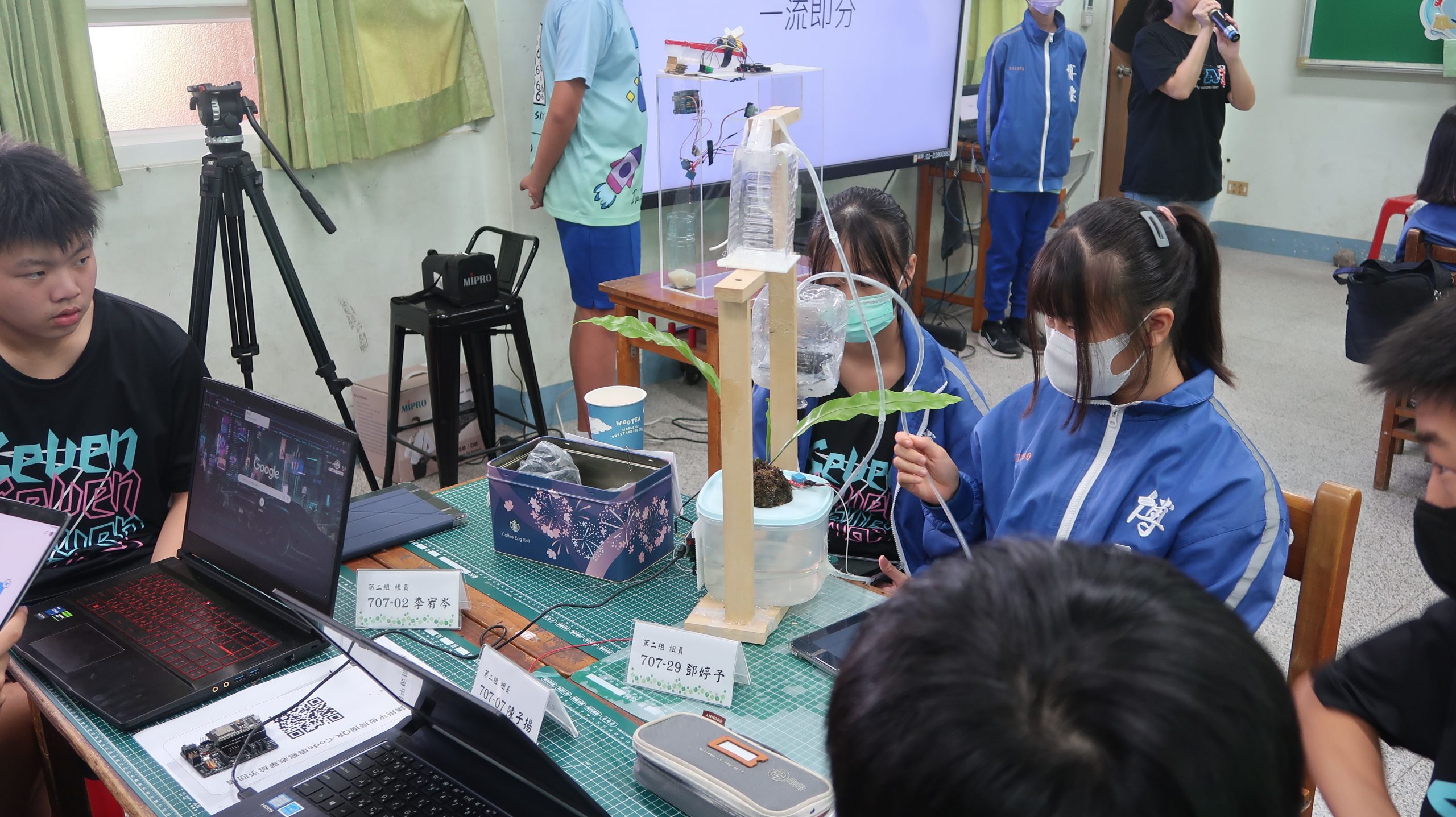 竹縣數位學習深耕 作品魚菜共生有效節水