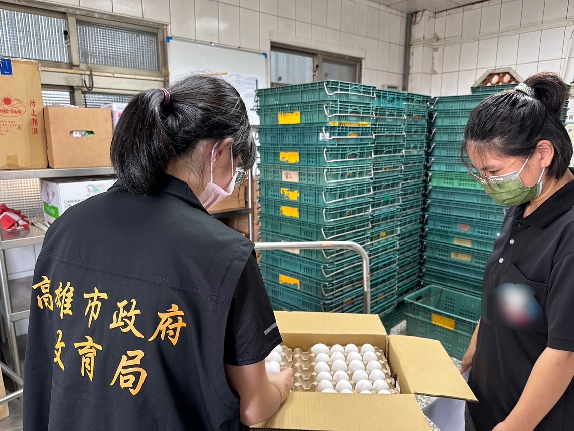 漾新聞|校園防線絕不可被攻破!高市教育局積查強調:液蛋來源均為國產且有皆為三章1Q食材