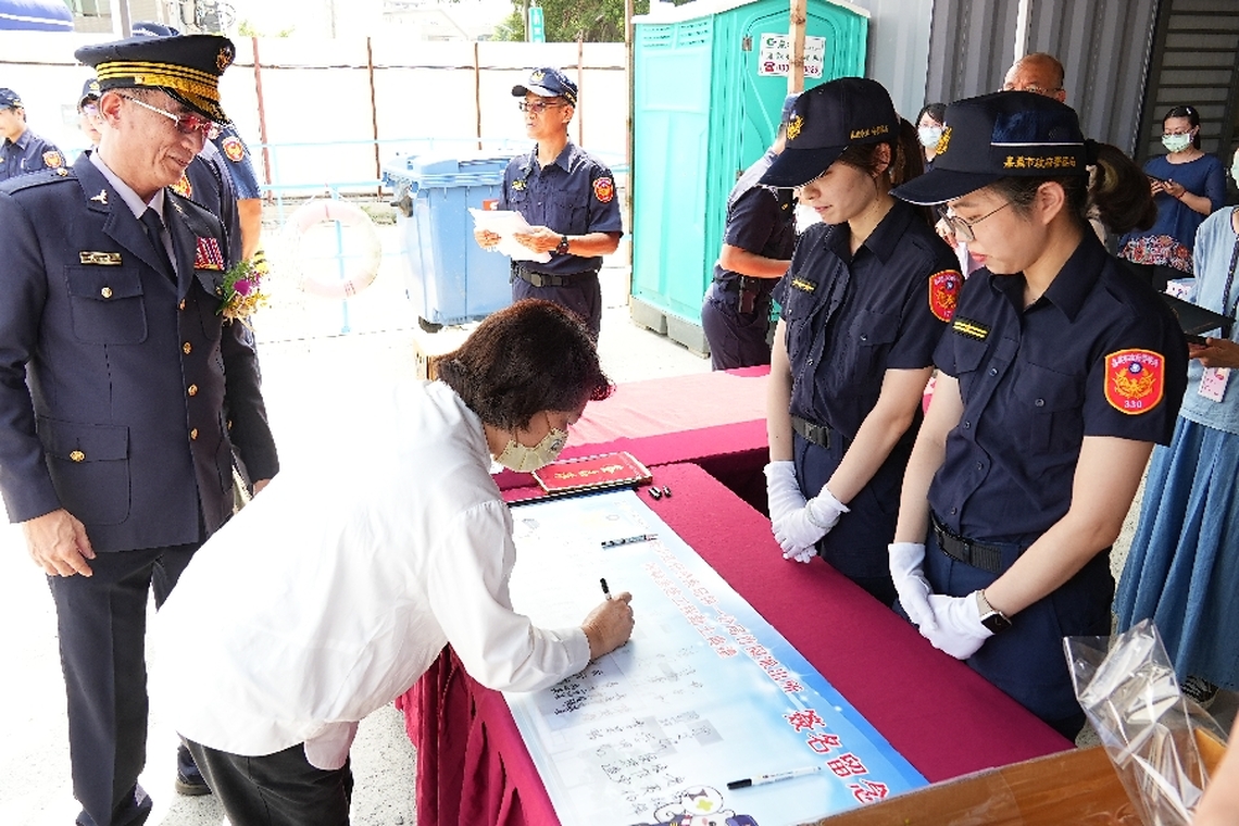 守護嘉義市逾半世紀 竹園派出所投入1億2851萬元經費異地重建 提升守護交通與治安動能