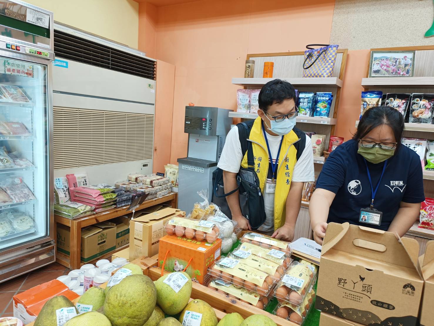 竹縣衛生局持續每日稽查蛋品 守護縣民食安