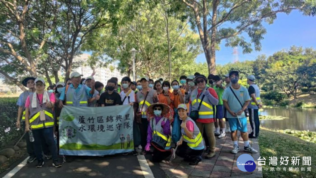 響應2023「世界河川日」,桃園市水巡守隊總動員。