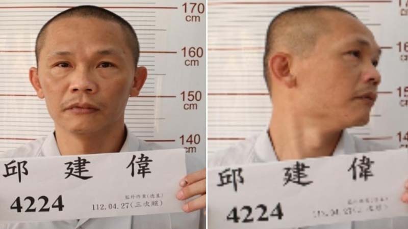 已服刑近半刑期的嘉義看守所受刑人邱建偉,昨返家探親未返回報到,所方依作業程序發布上報,刑事局發出緝捕令。圖/翻攝自刑事局官網