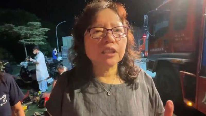 屏東縣消防局長許美雪。圖/翻攝畫面