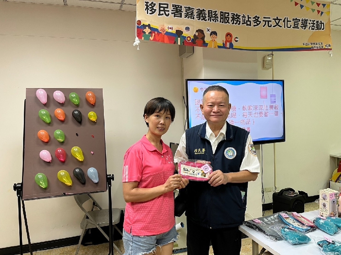 移民署嘉義縣服務站迎中秋 邀新住民回「嘉」同享多元文化饗宴