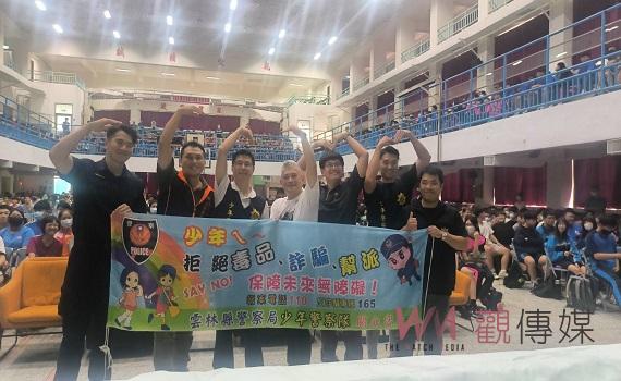 影業公司攜手雲林縣警察局、虎尾農工　共同宣導「反賭、反詐騙、反霸凌」