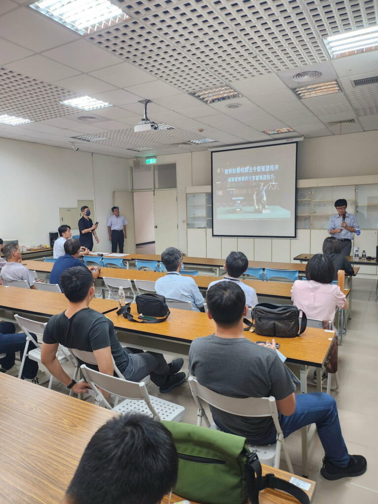 「嘉警」查賄總動員邀請臺灣嘉義地方檢察署江主任檢察官金星及江檢察官炳勳為員警授