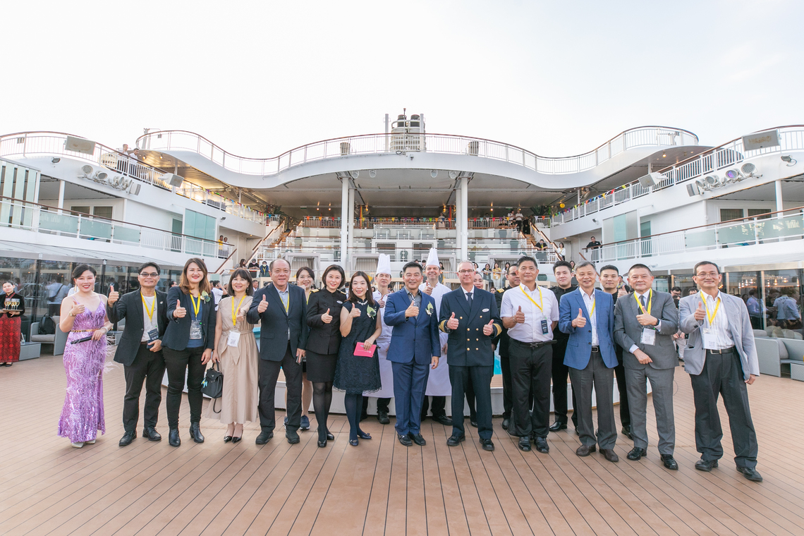 漾新聞|高市觀光局200台無人機 喜迎歌詩達莎倫娜號首航